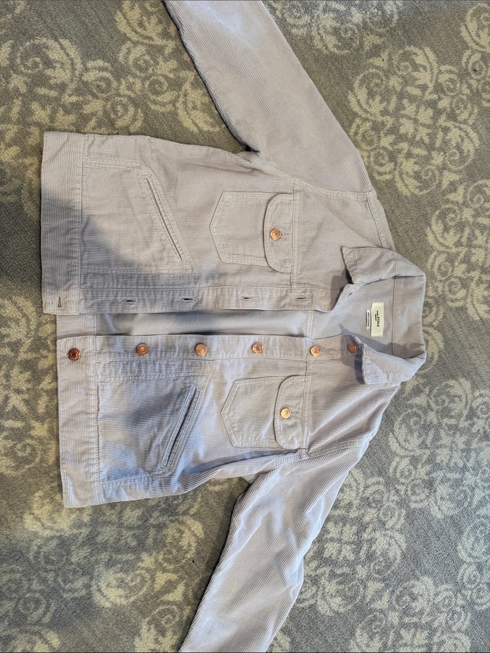Isabel Marant Corduroy Jacket in Light Lavender